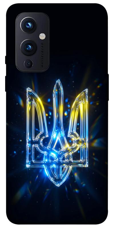 Чохол itsPrint Glass trident для OnePlus 9, love ukraine, купити оптом з доставкою