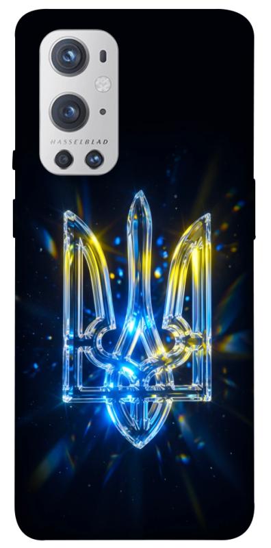Чохол itsPrint Glass trident для OnePlus 9 Pro, love ukraine, купити оптом з доставкою