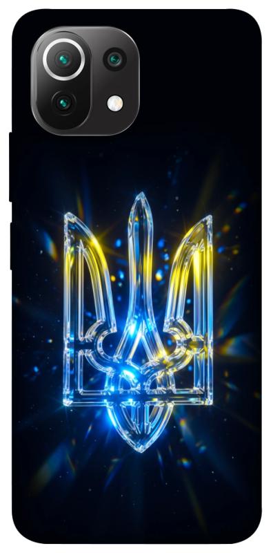 Чохол itsPrint Glass trident для Xiaomi Mi 11 Lite, love ukraine, купити оптом з доставкою