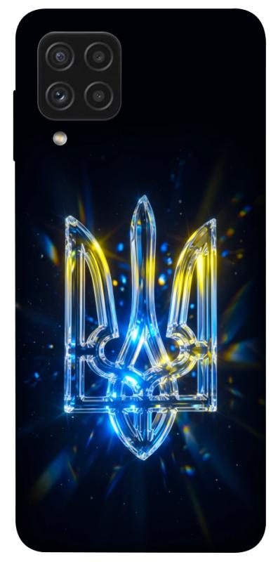 Чохол itsPrint Glass trident для Samsung Galaxy A22 4G, love ukraine, купити оптом з доставкою