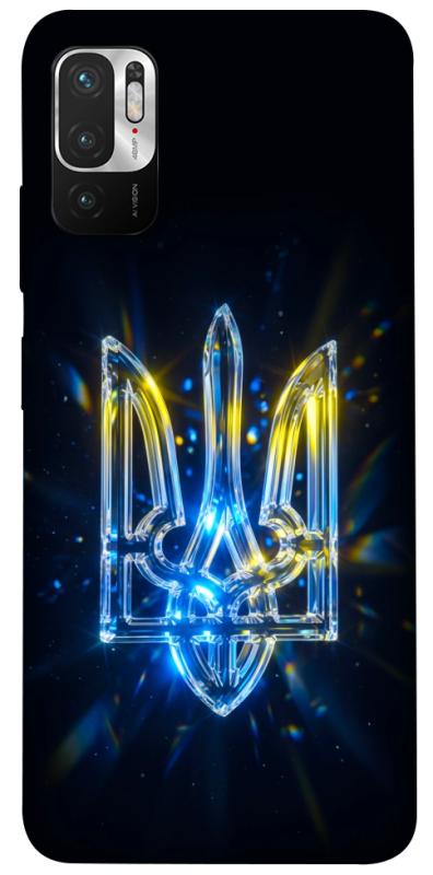 Чохол itsPrint Glass trident для Xiaomi Redmi Note 10 5G, love ukraine, купити оптом з доставкою