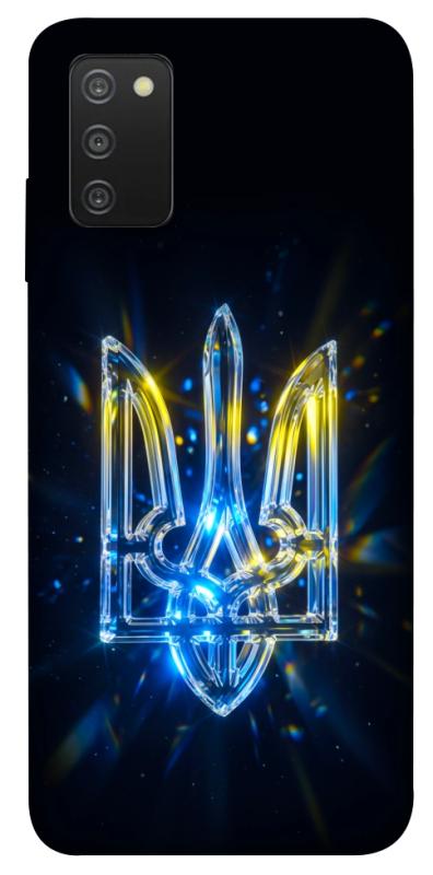 Чохол itsPrint Glass trident для Samsung Galaxy A03s, love ukraine, купити оптом з доставкою
