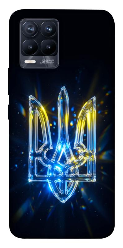 Чохол itsPrint Glass trident для Realme 8, love ukraine, купити оптом з доставкою