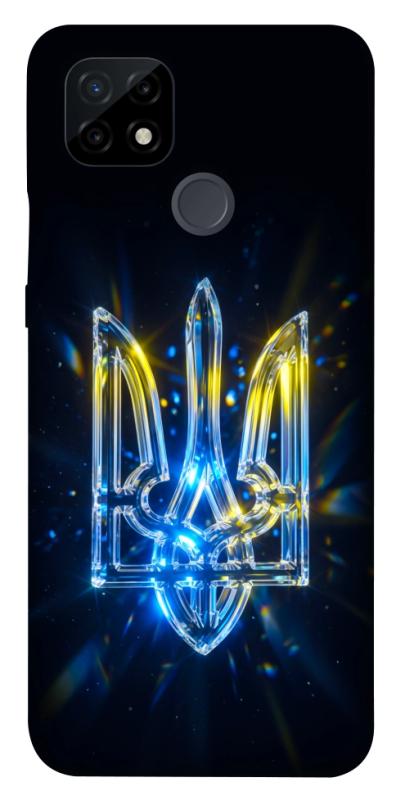 Чохол itsPrint Glass trident для Realme C21, love ukraine, купити оптом з доставкою