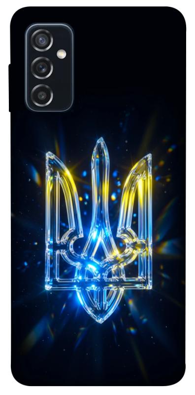 Чохол itsPrint Glass trident для Samsung Galaxy M52, love ukraine, купити оптом з доставкою