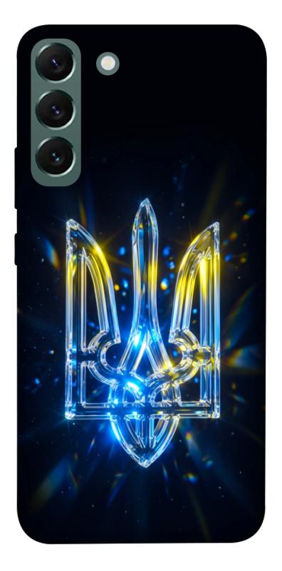 Чохол itsPrint Glass trident для Samsung Galaxy S22+, love ukraine, купити оптом з доставкою