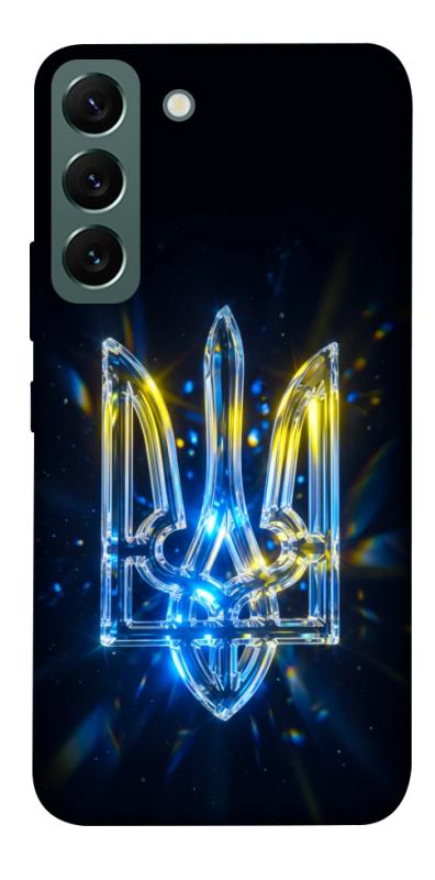Чохол itsPrint Glass trident для Samsung Galaxy S22, love ukraine, купити оптом з доставкою