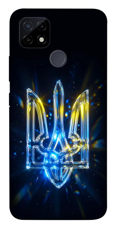 Чохол itsPrint Glass trident для Realme C21Y, love ukraine, купити оптом з доставкою