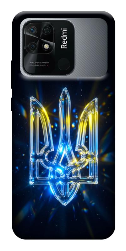 Чохол itsPrint Glass trident для Xiaomi Redmi 10C, love ukraine, купити оптом з доставкою