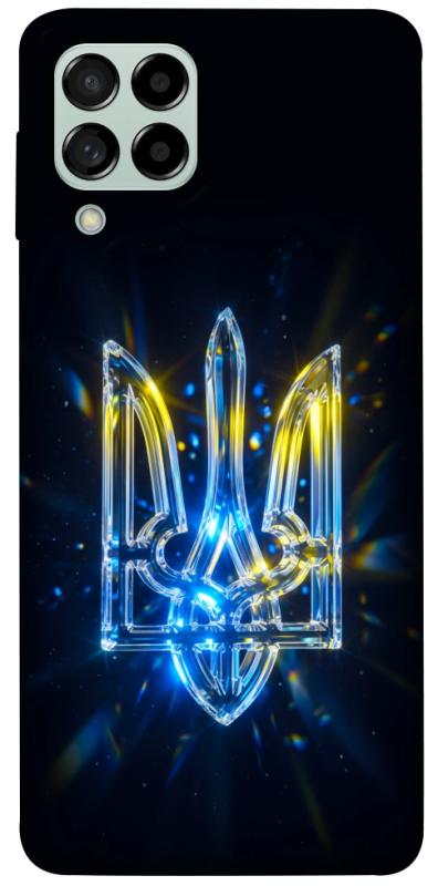 Чохол itsPrint Glass trident для Samsung Galaxy M53 5G, love ukraine, купити оптом з доставкою