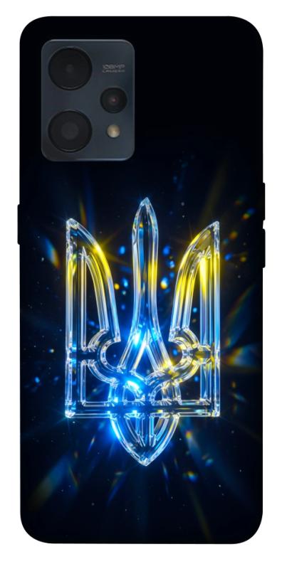 Чохол itsPrint Glass trident для Realme 9 4G / 9 Pro+, love ukraine, купити оптом з доставкою