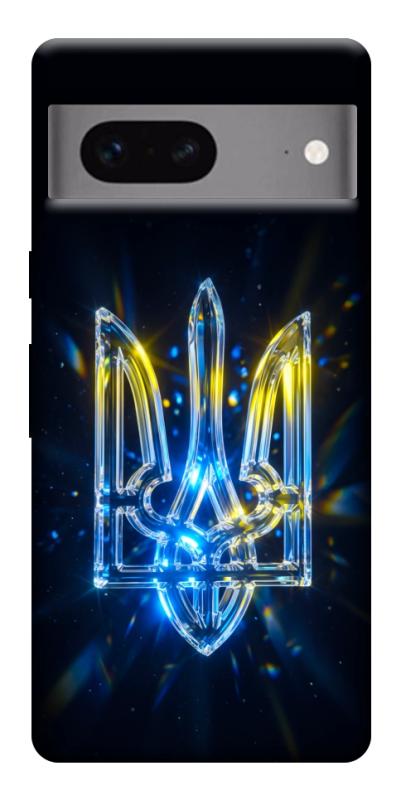 Чохол itsPrint Glass trident для Google Pixel 7, love ukraine, купити оптом з доставкою