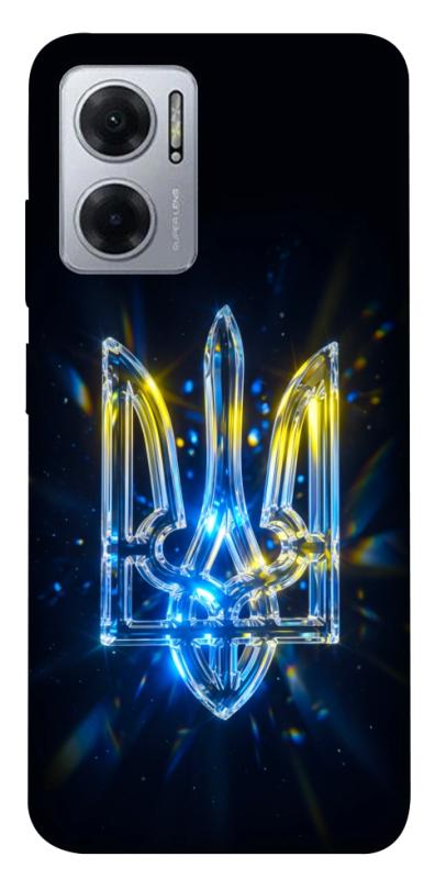 Чохол itsPrint Glass trident для Xiaomi Redmi Note 11E, love ukraine, купити оптом з доставкою