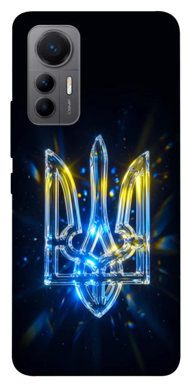 Чохол itsPrint Glass trident для Xiaomi 12 Lite, love ukraine, купити оптом з доставкою