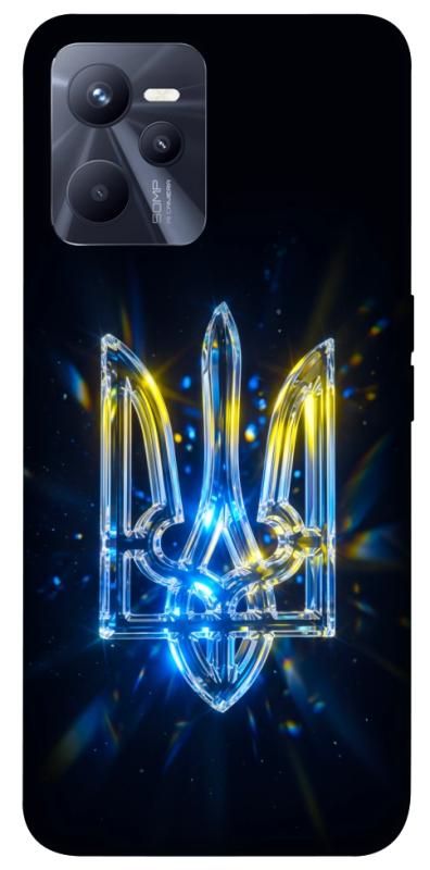 Чохол itsPrint Glass trident для Realme C35, love ukraine, купити оптом з доставкою