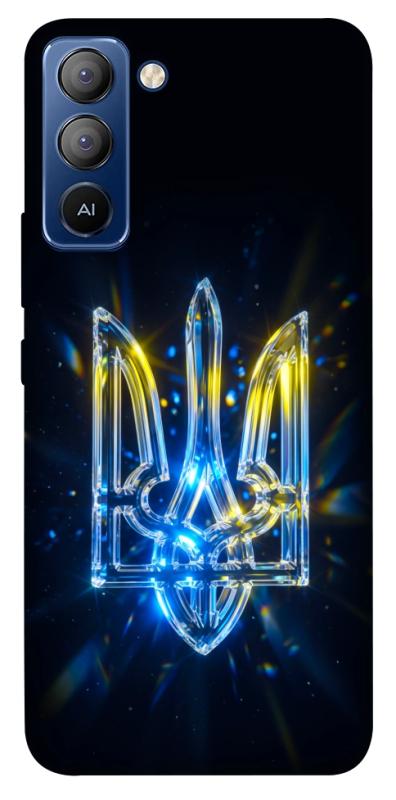 Чохол itsPrint Glass trident для TECNO Pop 5 LTE, love ukraine, купити оптом з доставкою