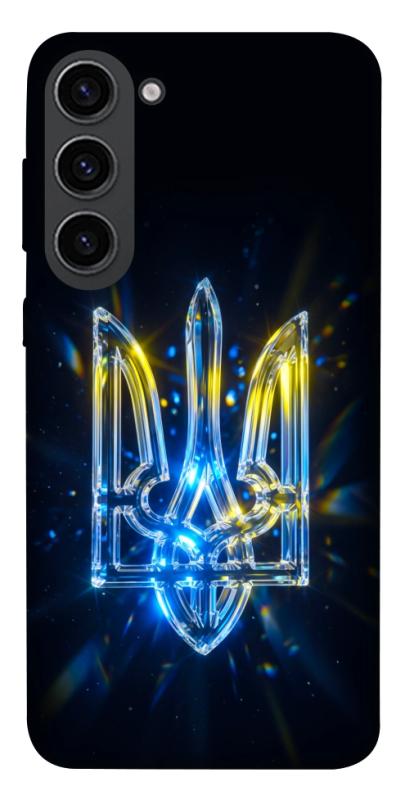 Чохол itsPrint Glass trident для Samsung Galaxy S23, love ukraine, купити оптом з доставкою