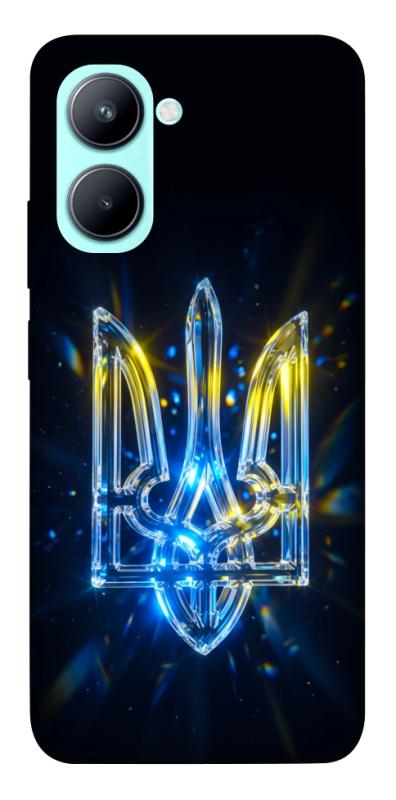 Чохол itsPrint Glass trident для Realme C33, love ukraine, купити оптом з доставкою