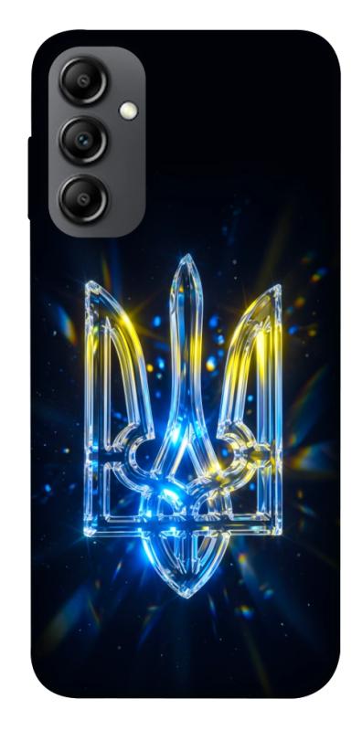 Чохол itsPrint Glass trident для Samsung Galaxy A14 4G/5G, love ukraine, купити оптом з доставкою
