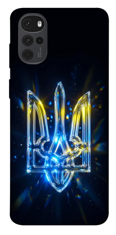 Чохол itsPrint Glass trident для Motorola Moto G22, love ukraine, купити оптом з доставкою