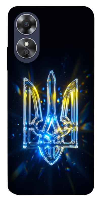 Чохол itsPrint Glass trident для Oppo A17, love ukraine, купити оптом з доставкою