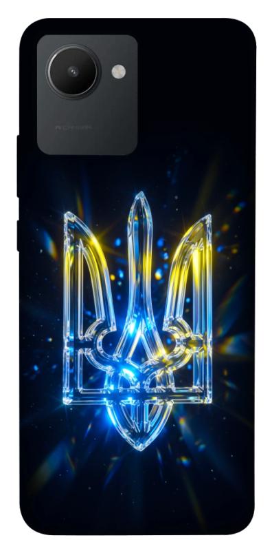 Чохол itsPrint Glass trident для Realme C30s, love ukraine, купити оптом з доставкою