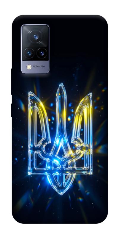Чохол itsPrint Glass trident для Vivo V21, love ukraine, купити оптом з доставкою