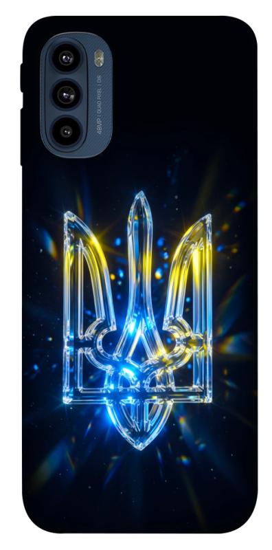 Чохол itsPrint Glass trident для Motorola Moto G41, love ukraine, купити оптом з доставкою