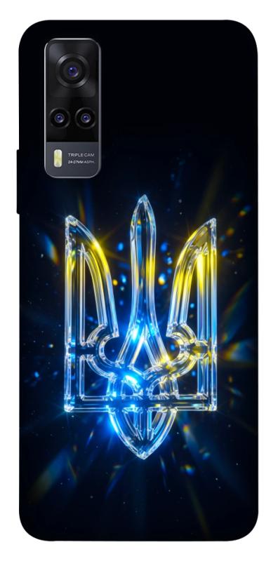 Чохол itsPrint Glass trident для Vivo Y31, love ukraine, купити оптом з доставкою