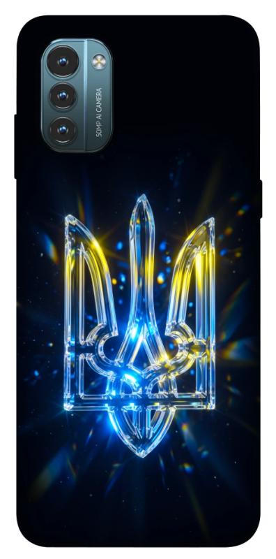 Чохол itsPrint Glass trident для Nokia G21, love ukraine, купити оптом з доставкою