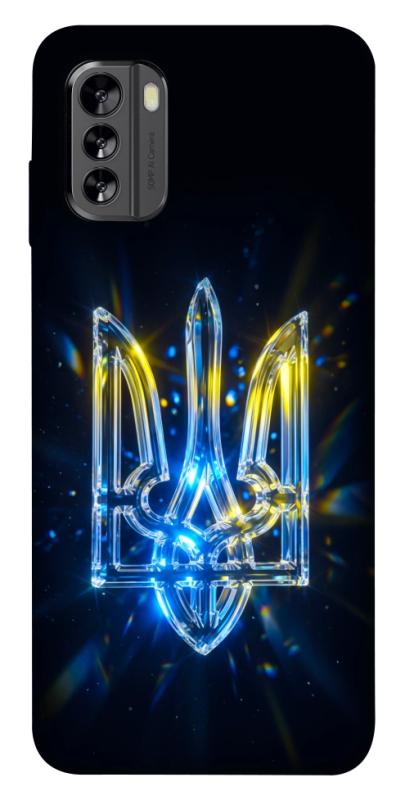Чохол itsPrint Glass trident для Nokia G60, love ukraine, купити оптом з доставкою