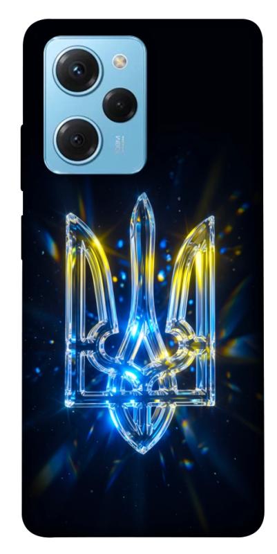 Чохол itsPrint Glass trident для Xiaomi Poco X5 Pro 5G, love ukraine, купити оптом з доставкою