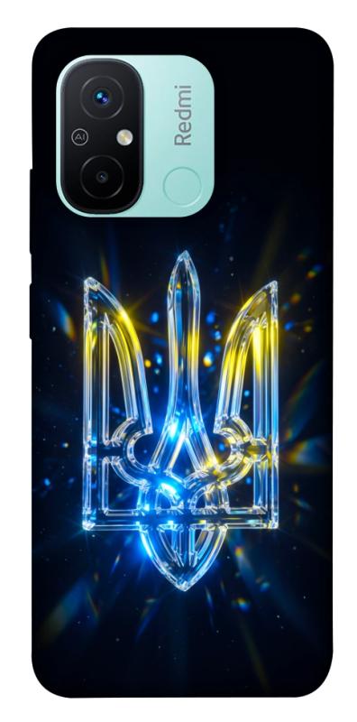 Чохол itsPrint Glass trident для Xiaomi Redmi 12C, love ukraine, купити оптом з доставкою