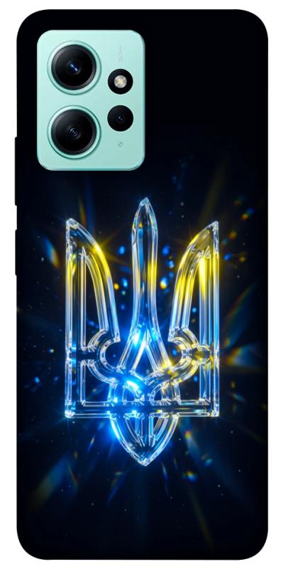 Чохол itsPrint Glass trident для Xiaomi Redmi Note 12 4G, love ukraine, купити оптом з доставкою