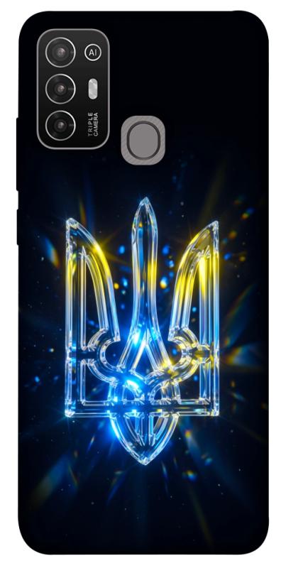Чохол itsPrint Glass trident для ZTE Blade A52, love ukraine, купити оптом з доставкою
