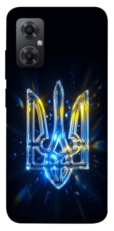 Чохол itsPrint Glass trident для Xiaomi Redmi Note 11R, love ukraine, купити оптом з доставкою