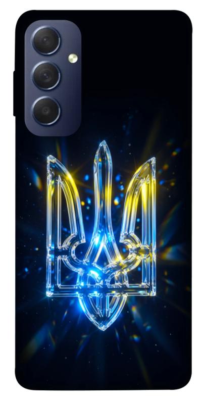 Чохол itsPrint Glass trident для Samsung Galaxy M54 5G, love ukraine, купити оптом з доставкою