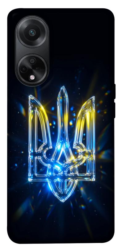 Чохол itsPrint Glass trident для Oppo A58 4G, love ukraine, купити оптом з доставкою