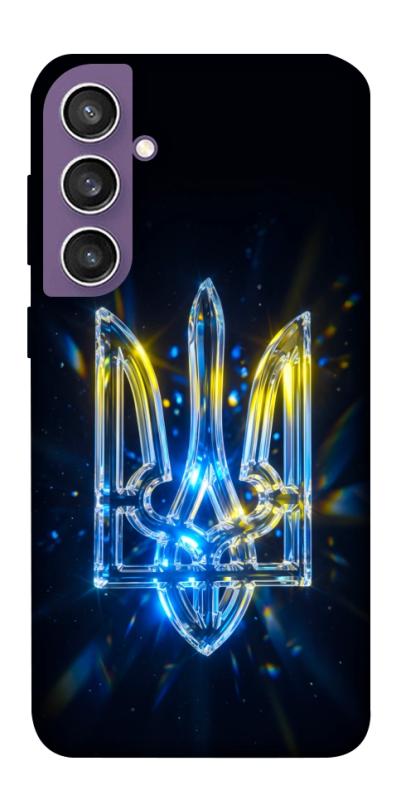 Чохол itsPrint Glass trident для Samsung Galaxy S23 FE, love ukraine, купити оптом з доставкою