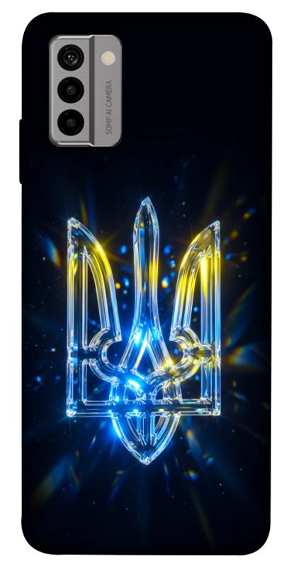 Чохол itsPrint Glass trident для Nokia G22, love ukraine, купити оптом з доставкою