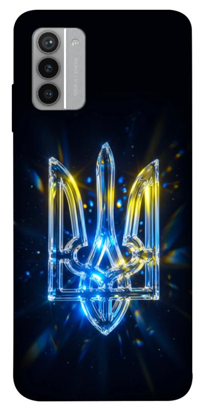 Чохол itsPrint Glass trident для Nokia G42, love ukraine, купити оптом з доставкою