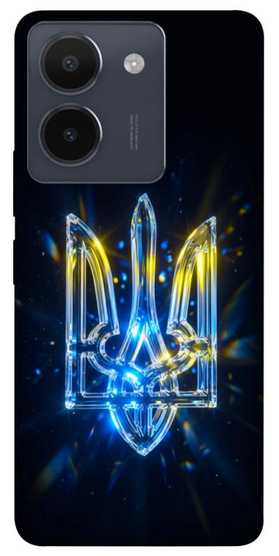 Чохол itsPrint Glass trident для Vivo Y36, love ukraine, купити оптом з доставкою