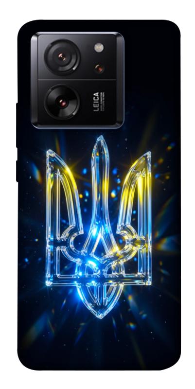 Чохол itsPrint Glass trident для Xiaomi 13T, love ukraine, купити оптом з доставкою