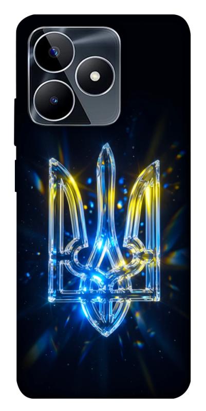 Чохол itsPrint Glass trident для Realme C53, love ukraine, купити оптом з доставкою
