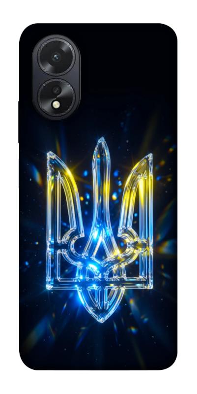 Чохол itsPrint Glass trident для Oppo A38, love ukraine, купити оптом з доставкою