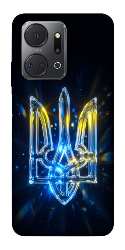Чохол itsPrint Glass trident для Huawei Honor X7a, love ukraine, купити оптом з доставкою