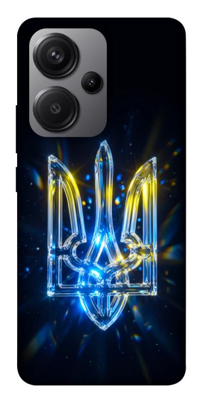 Чохол itsPrint Glass trident для Xiaomi Redmi Note 13 Pro+, love ukraine, купити оптом з доставкою