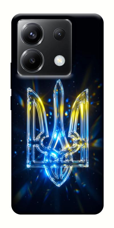 Чохол itsPrint Glass trident для Xiaomi Poco X6, love ukraine, купити оптом з доставкою
