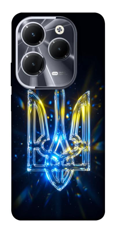 Чохол itsPrint Glass trident для Infinix Hot 40, love ukraine, купити оптом з доставкою
