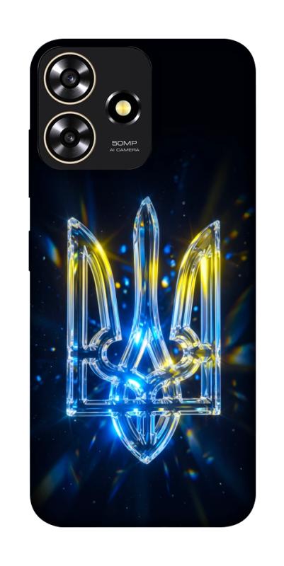 Чохол itsPrint Glass trident для ZTE Blade A73 4G, love ukraine, купити оптом з доставкою